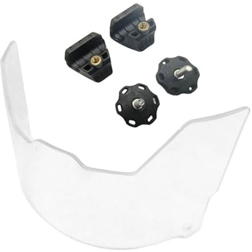 Viseras transparentes para cascos de fútbol, protección ocular para niños y adultos, protector de ojos transparente