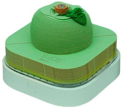 Calendario de rasgado, divertido planificador con iluminación LED 2026 - Calendario de notas escribibles rasgables - Para Estudios Lugar de Trabajo Dormitorio Estantería Escritorio