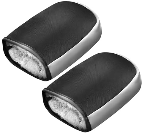 Motorcycle Handlebar Mitts, Winter Thermal Warm Covers, Windproof Waterproof Muffs, Scooter E-Bike Snowmobile Motorbike Cycling Gloves, Outdoor Riding Gear