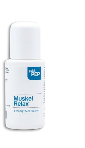 quickPEP Muskel Relax Roll-on Stick 75ml gegen Muskelkater und Muskelkrämpfe, Gelenke- und Muskelentspannung nach starker Beanspruchung dank natürlicher Wirkstoffe