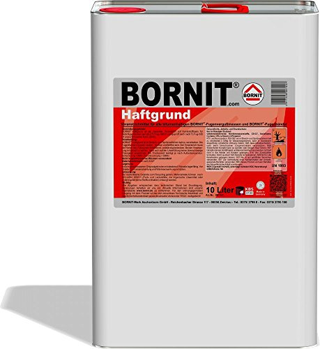 BORNIT Haftgrund 10L schnelltrocknender Voranstrich, Primer, Haftvermittler | für BORNIT Heißvergussmasse und Fugenband, Vorbehandlung von Fugenflanken