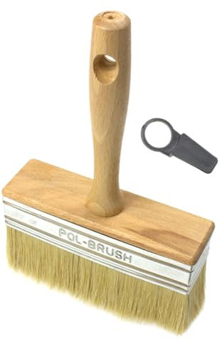 Tapezierbürste, natürlicher Malerpinsel, Malerbürste, Zaunpinsel, Natural Bristle Hair, 30x130