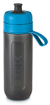 Brita Water Filter Bottle Polypropylene/Silicone LDPE Blue 7.5 x 7.5 x 23 cm