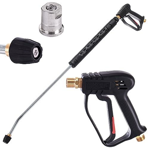Pistola ad alta pressione con lancia e ugello compatibile con idropulitrice Kärcher Kranzle, in acciaio legato