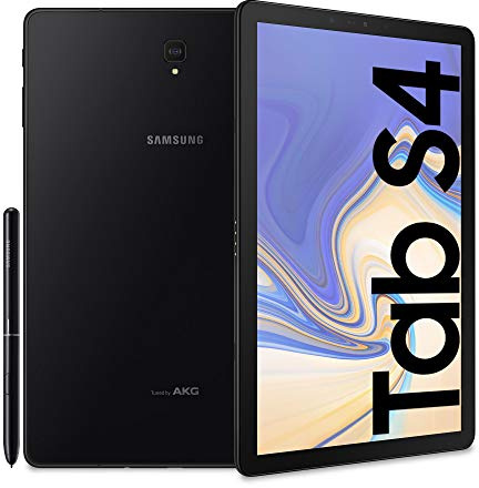 Samsung Galaxy Tab S4 Tablet, 10.5, 64 GB Espandibili, LTE, Nero, [Versione Italiana] (Ricondizionato)