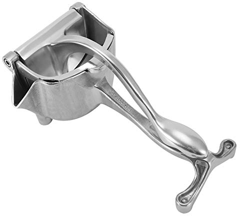 Stainless Steel Manual Fruit Juicer, Portable Hand Press Fruit Juicer Lemon Orange Squeezer Extractor Squeezing Tool, Manual Juicer Squeezer