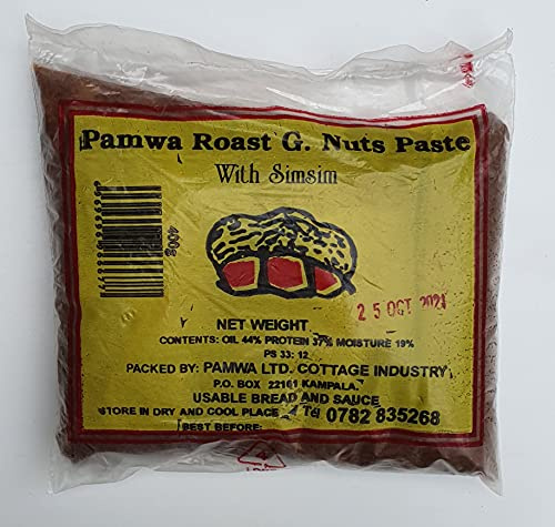 Produce of Uganda Pamwa Roast G. Nuts Paste with Simsim 400g