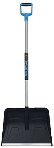 SW-Stahl 98100L Schneeschieber Klappbar I platzsparend I stabil I 138cm lang Aluminium Schneeschaufel I Schneeschüppe