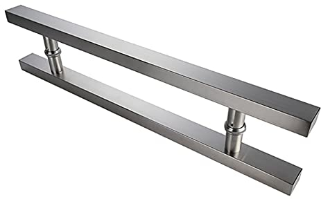 Torbeschläge, Glastür, gebürsteter Edelstahl, Vierkantrohrgriff, Heimbüro, Push-Pull-Türhandlauf, Schiebetürgriff, Hardware-Zubehör (1200 x 900 mm)