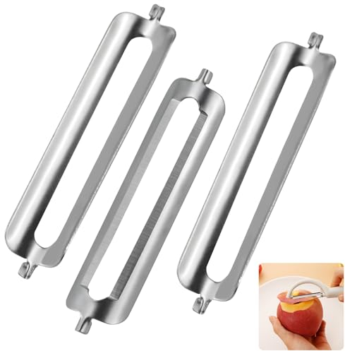 Lama di ricambio per sbucciatore, 3 pezzi per sbucciatore piatto professionale e turbo economico