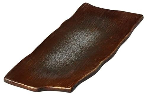 Stapelbare Speiseteller, chinesischer Retro, rechteckig, Keramik, flacher Teller, kreatives Geschirr, unregelmäßiges langes Geschirr, Servierschale, Dessertschalen, Teller