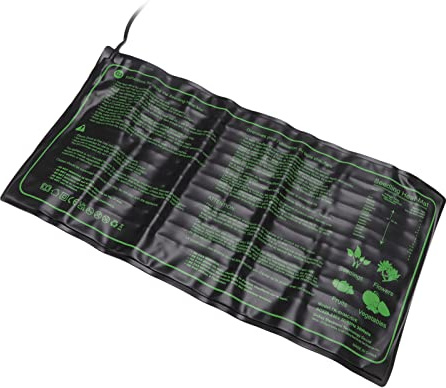 Sämling-Heizmatte, Wasserdicht, 30 W, 6 Gänge, Temperaturverstellbares Heizkissen für Samenkeimung und Pflanzenvermehrung (EU-Stecker 100-240 V)