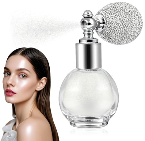 Spray Purpurina Cuerpo Maquillaje Glitter de Polvo de Hadas Spray en Polvo con Brillo para Cabello Cara Cosmética Corporal Para Navidad Festival, Make-up