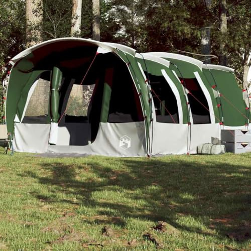 Rantry 8 personer grönt vattentätt tunnel familjetält, campingtält, strandtält, vandringstält MODEL-94749