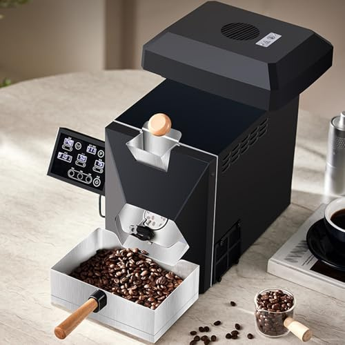 200G Tostadora De Café (3 Modos De Tostado), Tostadora Automática De Granos De Café, Máquina Tostadora De Café, Sin Humo Para Uso Doméstico, Filtro Y Tubos De Humo Integrados
