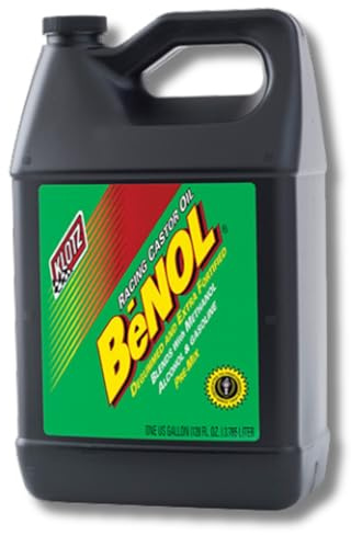 Klotz BeNOL Pre-Mix Castor Oil for 2-Stroke Racing Engines – 1 Gallon BC-171