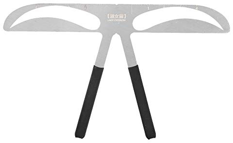 Augenbrauenschablonen Damen Natürlich, Augenbrauen-formende Schablone, Berufsaugenbrauen-Schablone, die Schablone DIY Formung formt, bestimmen Machthaber-Make-upwerkzeug(Dame Eyebrow)