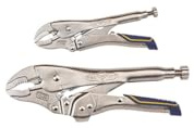 IRWIN VISE-GRIP Locking Pliers Combo Pack, Curved Jaw, 7-Inch & 10-Inch (IRHT82590)