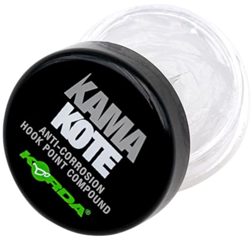 Korda KamaKote Hook Point Compound 4,75g, Haken Schutzpaste gegen Korrosion, Pflege für geschärfte Hakenspitzen, geruchs- und farbloses Anti Rost Angelzubehör