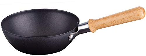 Syntrox Germany Wok-Pfännchen Schüssel Wok Pfanne Bambus Zubehörteil/Erweiterung für Raclette RAC-1200W Basel und RAC-1200W Liestal (1)