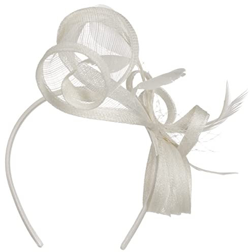 Seeberger Sevana Fascinator Anlasshut Damenhut Kopfschmuck Haarschmuck (One Size - weiß)