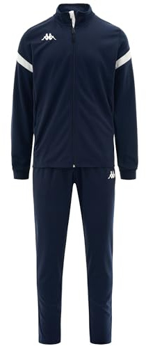 Kappa Dalcito Tuta da ginnastica, Blu / Bianco, XL Unisex - Adulto