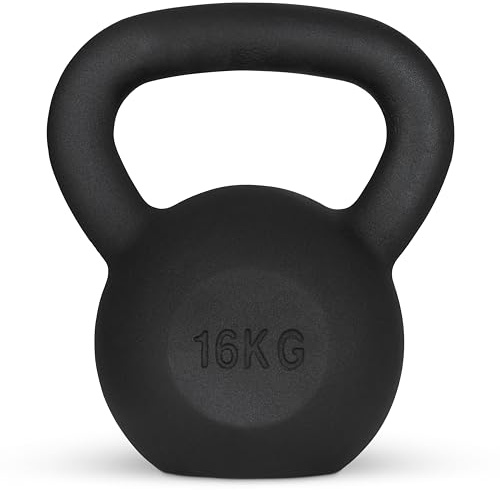 Athlyt Kettlebell, 16 kg, Svart