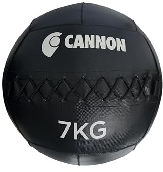 CANNON - Balón Medicinal de Pared 3, 5, 7, 8, 9, 10 o 12 kg. Entrenamiento Funcional, Cruzado y de Tronco, Crossfit, Fitness, Gimnasio (7)