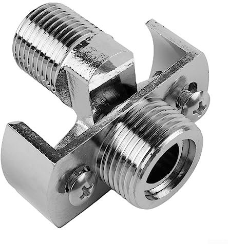 Exzenter Schraube Eckhahn Einstellung Langes Ansaugrohr abgewinkelter gebogener Fuß Duschkopf Zubehör (kurz)