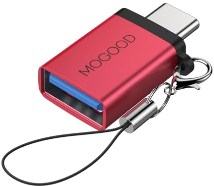 MOGOOD USB-C auf USB 3.0 Adapter, Thunderbolt 4/3 Kompatibel für MacBook Pro, Air, Chromebook, Pixelbook, Microsoft Surface, Samsung Galaxy und Mehr