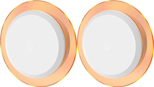 Northpoint 2er-Set LED Nachtlicht mit Bewegungssensor, USB-Anschluss, drei Betriebsarten 1600K, rund