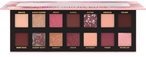 Catrice Blooming Bliss Slim Eyeshadow Palette de fards à paupières n° 020 Multicolore 14 couleurs Longue durée végétalien Sans particules de microplastiques Sans nanoparticules Sans parfum 10,6 g
