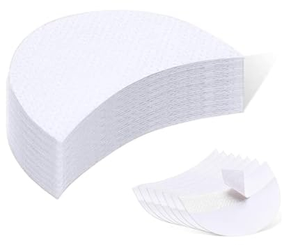 50 Piezas Parche de Sombra de Ojos Desechable Parche de Sombra de Ojos Extensión de Pestañas Etiqueta de Sombra de Ojos Almohadilla Protectora para Evitar Que Las Extensiones de Pestañas