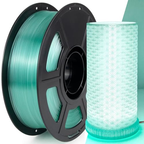 IEMAI PETG Filament 1.75mm, Transparent PETG Cyan 1Kg