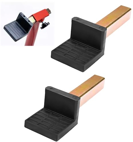 TOATELU Support de griffe de support de moto, support de griffe pour adaptateur oscillant, support de fourche pour support de montage, crochet de trépied pour levage de moto (tube carré, L, 1 paire)