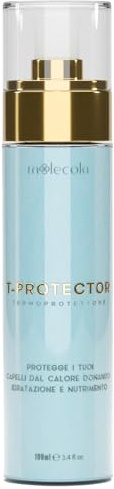 T-PROTECTOR - Spray Termoprotettore Capelli Lucidante 100 ml - Districante con Acido Ialuronico, Collagene e Pantenolo - Protegge fino a 230°C - Scudo Contro Raggi UV e Smog per Capelli Perfetti