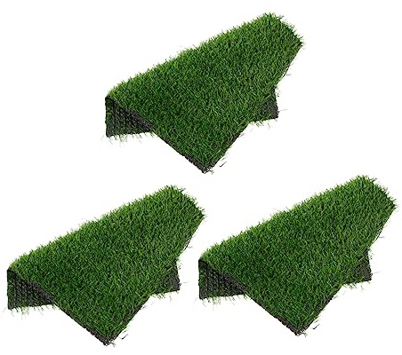 GARIOUANS 3 Piezas Alfombrillas para de Gallinas Tapetes de Césped Artificial Seguros y Duraderos para Gallineros Almohadillas para Huevos Fácil Limpieza y Tiendas de Mascotas