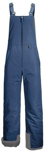 Skihose Damen Herren Latzhose Wasserdicht Schneehose Snowboardhose mit Reflektierenden Elementen Winter Warm Gefüttert Skioverall Verstellbaren Hosenträgerhose Schneeanzug Einteiler Skianzug Jumpsuit