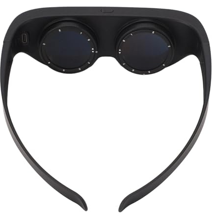 Qudinip Gafas Inteligentes, Auriculares 4K HD 3D VR con Batería de 4000 MAh y Corrección de Miopía de 0 a 700 Grados, para Ver Vídeos de Juegos en Teléfonos Inteligentes