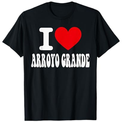 Me Encanta Arroyo Grande California Heart Souvenir CA City Pride Camiseta
