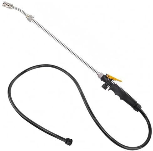 Ersatz-Sprühstab, 72 cm, Gartenbewässerungsstab, Sprühlanze, 73,7 cm, Edelstahl-Sprühteil mit verstellbarer Düse, kompatibel mit P2800, P2803 Sprüher (schwarz, 1 Stück)