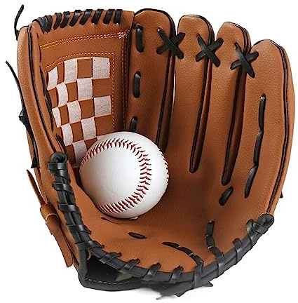 Baseballhandske utomhussport baseballhandskar Catcher Softball praktisk träningsutrustning vänster hand för barn/tonåringar/vuxna (11,5 tum tonåringar)