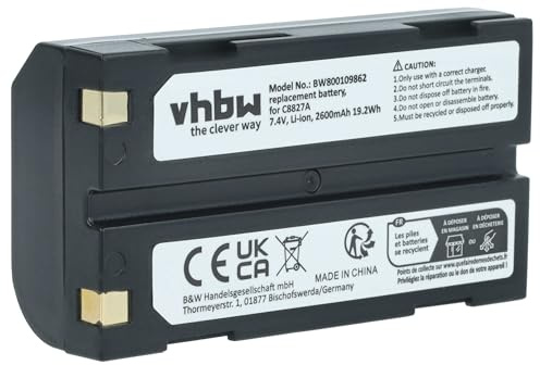 vhbw Batería Compatible con Moli MCR-1821I | MCR-1821J, MCR-1821J/1, MCR-1821J/1-H, MCR1821 cámara (2600 mAh, 7,4 V, Li-Ion)