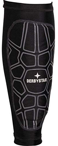 Derbystar Unisex – Erwachsene Schienbeinschützer-Socke-6326 Schienbeinschützer-Socke, schwarz, S