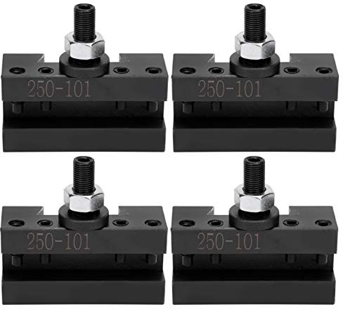 4Pcs 250‑101 Schnellwechsel Bohrwerkzeug Schnellwechsel Werkzeughalter aus hochkohlenstoffhaltigem Stahl CNC Drehwerkzeugzubehör für CNC Werkzeugbefestigung