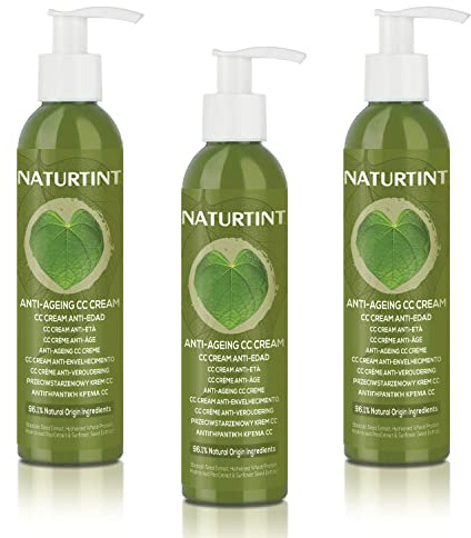 Naturtint CC Cream. No Rinse Hair Mask. Für trockenes und geschädigtes Haar. Repariert, spendet Feuchtigkeit. 96% Natürliche Inhaltsstoffe. 200 ml x 3