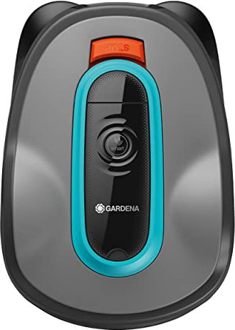 Gardena smart SILENO Life 1000 Mähroboter-Set: Innovative LONA KI-Technologie, SensorControl, für Steigungen bis 35 Prozent, inkl. smart Gateway, UK-Version (19702-68), Schwarz/Türkis/Grau