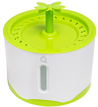 AqpetFriends Stream Fontanella Per Gatti e cani Fontana per gatti Completa con sensore di sicurezza - 2,6 Litri Colore Verde