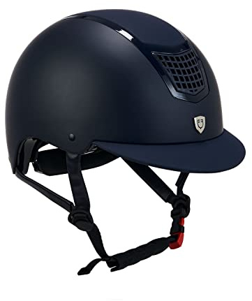 Casco da equitazione modello Eclipse plain matt linea minimal con sistema di regolazione autoadattivo 56-58 cm