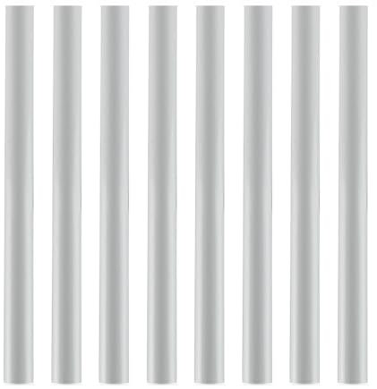 ANGIX 8 x Radiator Pipe Covers Sleeves White 15mm - (8 Pack)